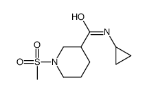 3-Piperidinecarboxamide,N-cyclopropyl-1-(methylsulfonyl)-(9CI) picture