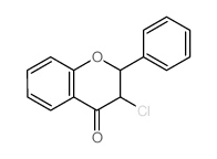 3-chloro-2-phenyl-chroman-4-one Structure
