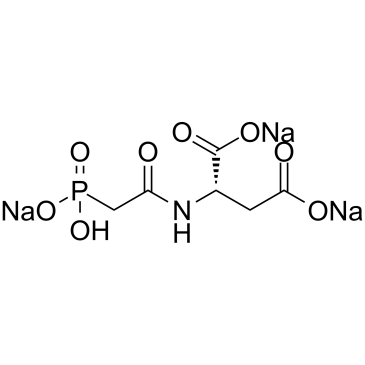 Sparfosic acid trisodium Structure