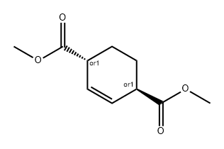 2-Cyclohexene-1,4-dicarboxylic acid, dimethyl ester, (1R,4R)-rel- (9CI) Structure