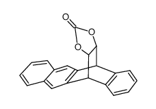 5,12-dihydro-5,12-ethanonaphthacene-cis-13,14-diyl carbonate Structure