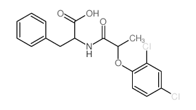 2-[2-(2,4-dichlorophenoxy)propanoylamino]-3-phenylpropanoic acid Structure