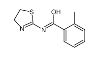 Benzamide, 2-methyl-N-(2-thiazolidinylidene)- structure
