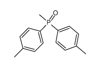 di(4-tolyl)methylphosphine oxide Structure