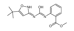 Methyl 2-({[5-(2-methyl-2-propanyl)-1,2-oxazol-3-yl]carbamoyl}ami no)benzoate Structure