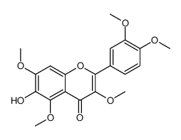 2-(3,4-dimethoxy-phenyl)-6-hydroxy-3,5,7-trimethoxy-chromen-4-one Structure