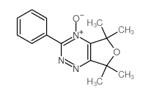 Furo[3,4-e]-1,2,4-triazine,5,7-dihydro-5,5,7,7-tetramethyl-3-phenyl-, 4-oxide结构式