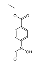 ethyl 4-[formyl(hydroxy)amino]benzoate结构式