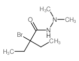 2-bromo-2-ethyl-N,N-dimethyl-butanehydrazide结构式