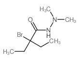 2-bromo-2-ethyl-N,N-dimethyl-butanehydrazide structure