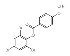 (2,4,6-tribromophenyl) 4-methoxybenzoate Structure