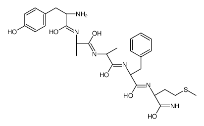 enkephalinamide-Met, Ala(2,3)- structure
