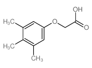 2-(3,4,5-trimethylphenoxy)acetic acid Structure