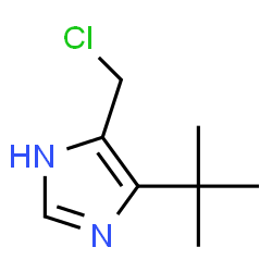 1H-Imidazole,4-(chloromethyl)-5-(1,1-dimethylethyl)- (9CI)结构式