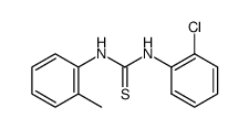N-(2-chloro-phenyl)-N'-o-tolyl-thiourea结构式
