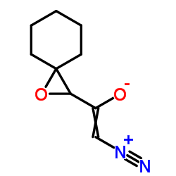 2-Diazo-1-(1-oxaspiro[2.5]oct-2-yl)ethanone Structure
