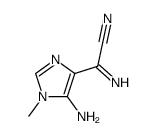 1H-Imidazole-4-acetonitrile,5-amino-alpha-imino-1-methyl-(9CI) picture