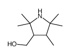 (2,2,4,5,5-pentamethylpyrrolidin-3-yl)methanol结构式