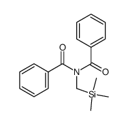 N-[(Trimethylsilyl)methyl]-N-benzoylbenzamide结构式