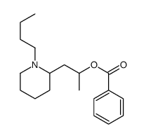 1-(1-butylpiperidin-2-yl)propan-2-yl benzoate结构式