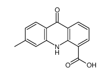 6-methyl-9-oxo-10H-acridine-4-carboxylic acid结构式