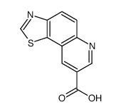 thiazolo(5,4-f)quinolinecarboxylic acid Structure