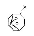 (1R,5R,6R)-6-bromo-9-thiabicyclo[3.3.1]non-2-ene 9,9-dioxide结构式