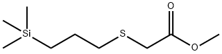 [[3-(Trimethylsilyl)propyl]thio]acetic acid methyl ester结构式