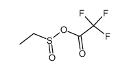 ethanesulfinic 2,2,2-trifluoroacetic anhydride结构式