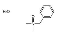 Benzenemethanamine,N,N-dimethyl-,N-oxide,monohydrate (9CI)结构式