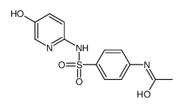 N-[4-[(5-hydroxypyridin-2-yl)sulfamoyl]phenyl]acetamide结构式