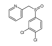 2-[(3,4-dichlorophenyl)sulfinylmethyl]pyridine Structure