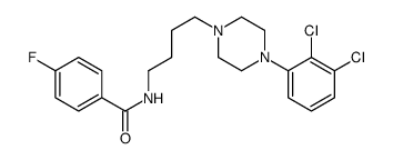N-[4-[4-(2,3-dichlorophenyl)piperazin-1-yl]butyl]-4-fluorobenzamide结构式