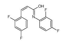 N,3-bis(2,4-difluorophenyl)prop-2-enamide Structure