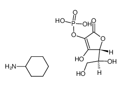 tricyclohexylammonium salt of L-ascorbic acid 2-O-phosphate Structure