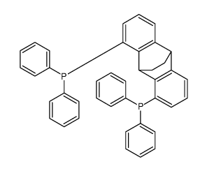 1,8-bis(diphenylphosphino)-9,10-ethano-9,10-dihydroanthracene结构式