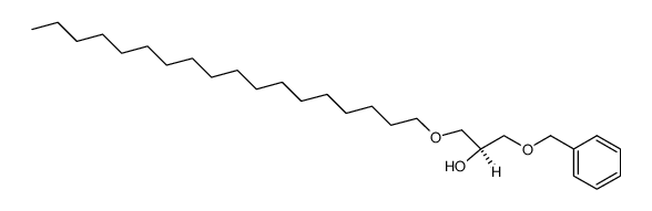 (S)-1-(benzyloxy)-3-(octadecyloxy)propan-2-ol Structure