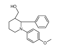 [(2S,3S)-1-(4-methoxyphenyl)-2-phenylpiperidin-3-yl]methanol结构式