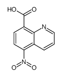 5-nitroquinoline-8-carboxylic acid结构式