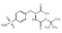 4-(AMINOSULFONYL)-N-BOC-L-PHENYLALANINE Structure