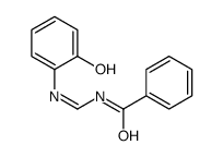 N-[(2-hydroxyanilino)methylidene]benzamide结构式