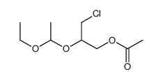 3-Chloro-2-(1-ethoxyethoxy)propyl acetate Structure