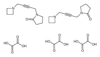 1-[4-(azetidin-1-yl)but-2-ynyl]pyrrolidin-2-one,oxalic acid Structure
