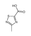 3-methyl-1,2,4-thiadiazole-5-carboxylic acid Structure