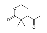 Ethyl 2,2-dimethyl-4-oxopentanoate Structure