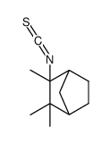 2,3,3-TRIMETHYLBICYCLO[2.2.1]HEPT-2-YL ISOTHIOCYANATE结构式