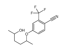 4-(5-hydroxyhexan-2-yloxy)-2-(trifluoromethyl)benzonitrile Structure