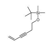 tert-butyl-hex-5-en-3-ynoxy-dimethylsilane结构式