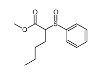 methyl 2-phenylsulphinylhexanoate结构式