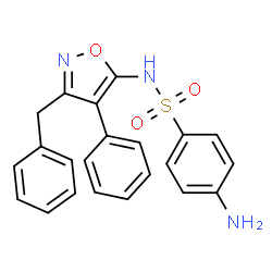 Sulfanilamide,N1-(3-benzyl-4-phenyl-5-isoxazolyl)- (5CI)结构式
